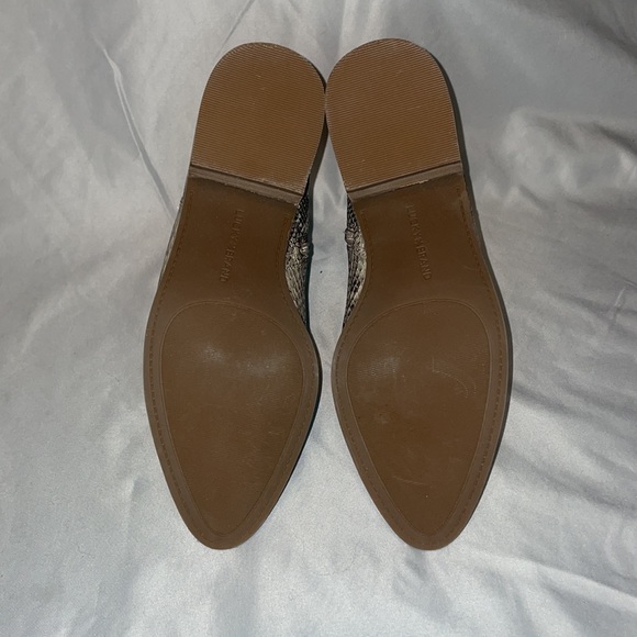 Size 7 Women’s Lucky Brand Snake Skin Design Ankle Boots - Picture 6 of 6